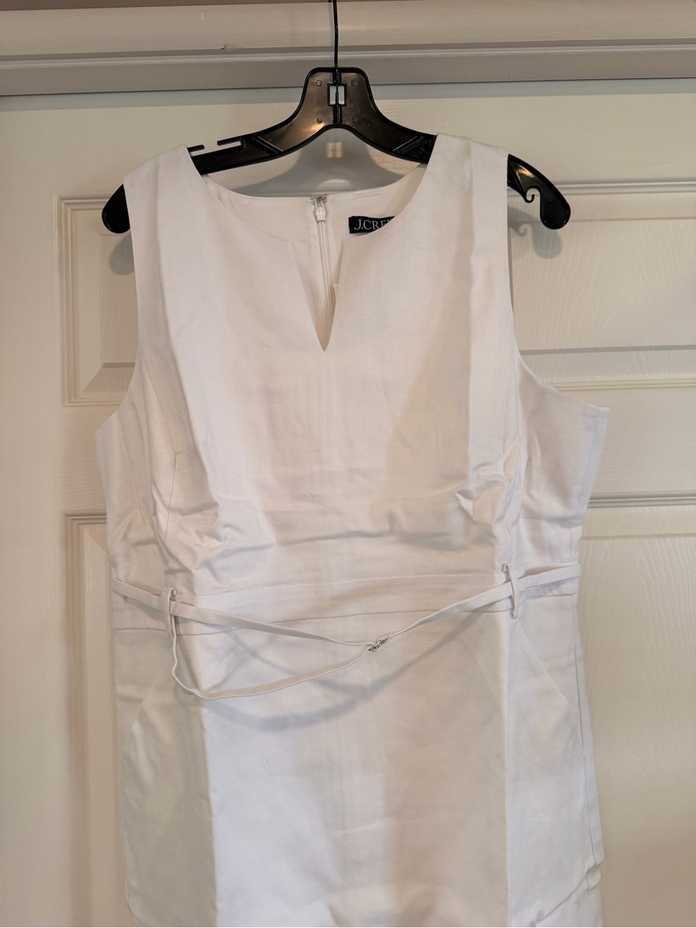 NWT J Crew White Executive dress in stretch linen blend Size 18 #JC218 - Picture 12 of 17